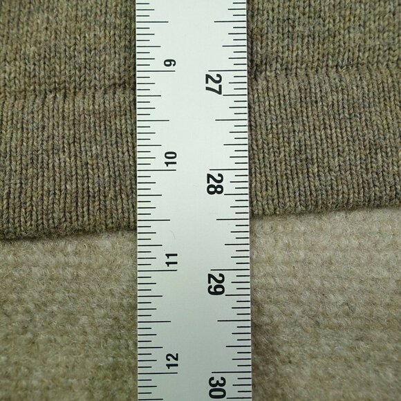 Woolrich Men's XL  Cotton Blend Brown Beige V-Neck Sweater Vest - Picture 6 of 7